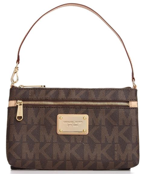 macys michael kors large wristlet|michael kors wristlet wallet outlet.